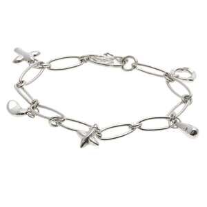 TIFFANY Silver Charm Bracelet
